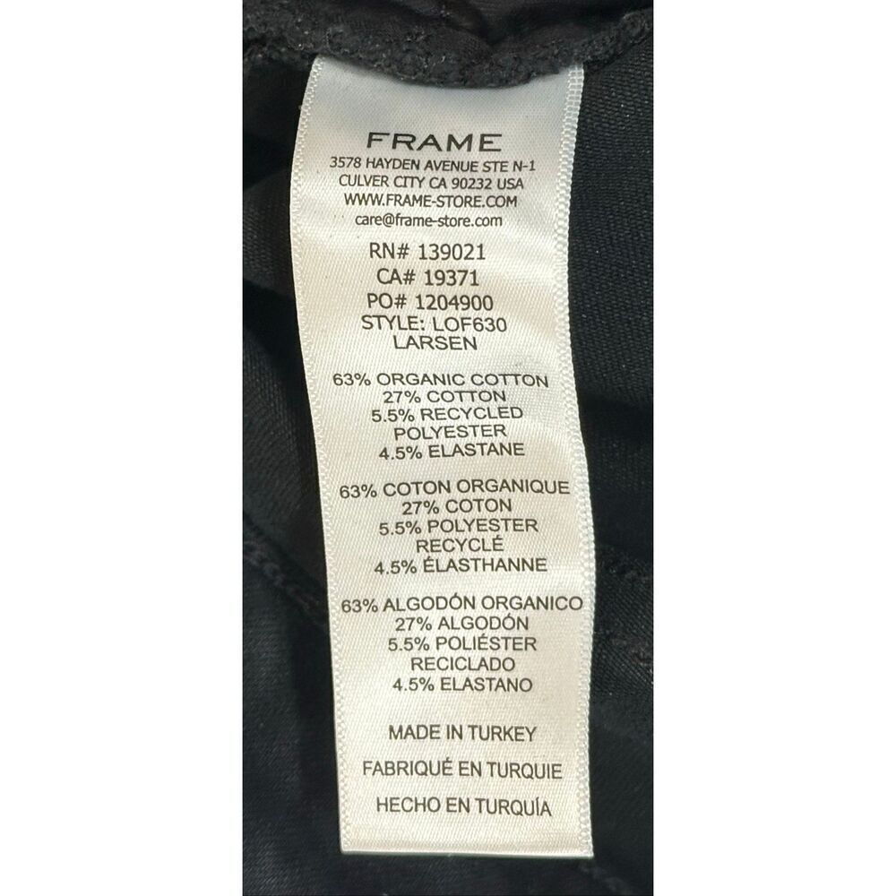 FRAME Le One Flare mid-rise jeans NWT Size 2 - Picture 10 of 12